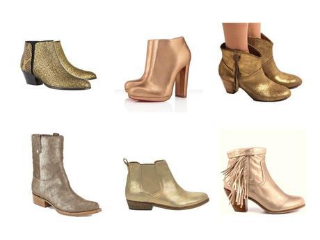 My DIY gold boots