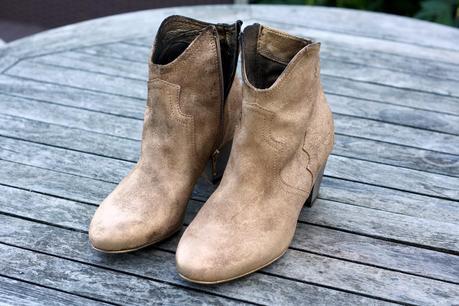 My DIY gold boots