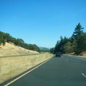 Driving through Wine Country