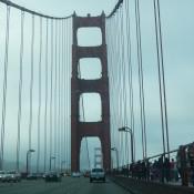 Crossing Golden Gate Bridge