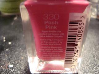 Posh pink nail look