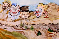 painting of clowns