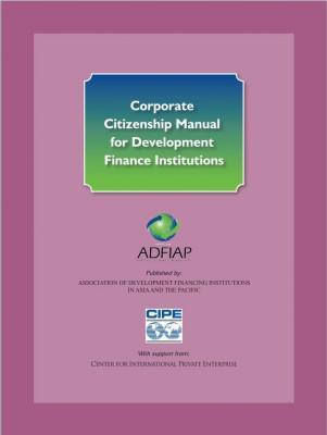 ADFIAP cover ADFIAP Corporate Citizenship Manual for Development Finance Institutions