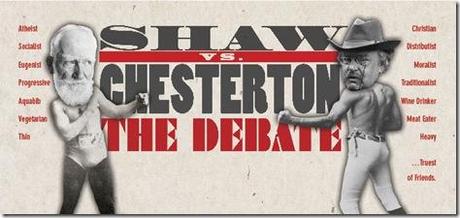 Review: Shaw vs. Chesterton – The Debate (Provision Theater)