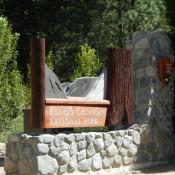 Kings Canyon National Park Entrance Sign