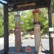 Old Time Gravity Gas Pump
