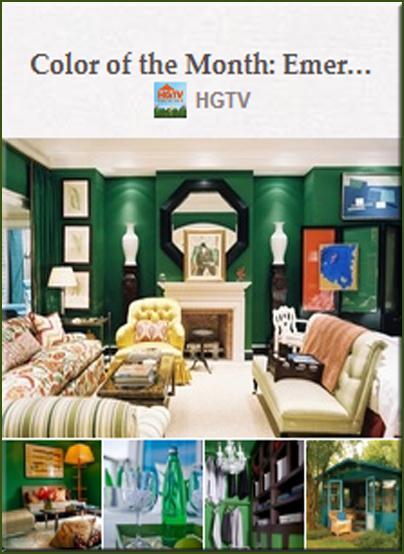 HGTV2 Interior Designing with Pinterest ~ Emerald Green HomeSpirations