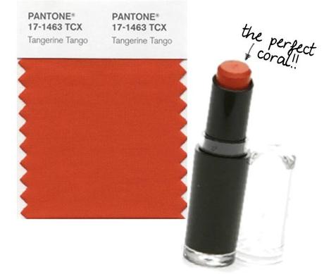 the perfect coral lipstick