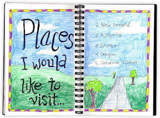 “Places to Visit” Journal Page