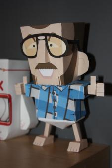 Papertoys for Paperchild pt. 1. Terry Richardson by Phil Toys