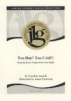 Junior Library Guild Selection:  TOO HOT? TOO COLD?