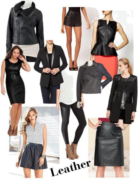 Fall 2012 Runway Fashion Trends - Leather