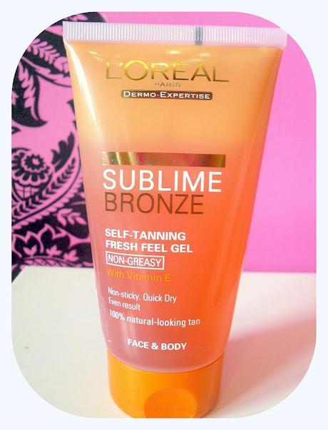 L'Oreal Sublime Bronze Gel Tan Review & Swatch