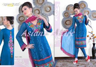 Asianz Attire Latest Adaa Party Wear Dresses 2012