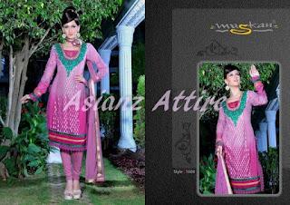 Asianz Attire Latest Adaa Party Wear Dresses 2012