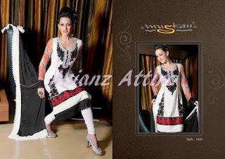 Asianz Attire Latest Adaa Party Wear Dresses 2012