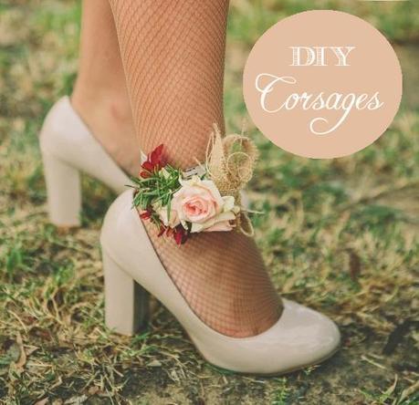 diy wedding corsage from Oh Lovely Day