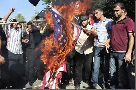 Burning the US Flag