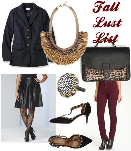 Fall Lust List - Friday's Fancies