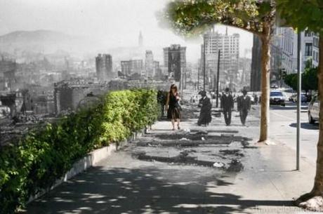 1906 San Fran earthquake photos seen in modern-day