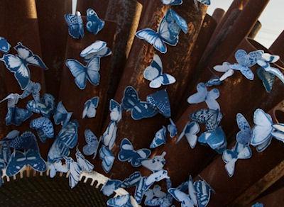 Butterfly Swarm Sculptures
