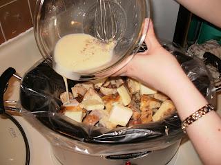 Bagel Bread Pudding for Fall