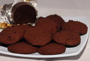 Photo - low-carb chocolate biscuits