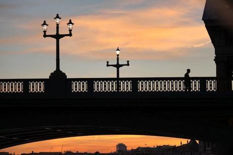 Sunset on Southwark Bridge