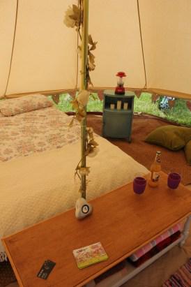 Magical camping experience with bell-tent glamping!