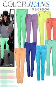 Coloured Jeans