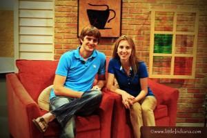 little Indiana and Hubby on the PBS The Weekly Special Set!