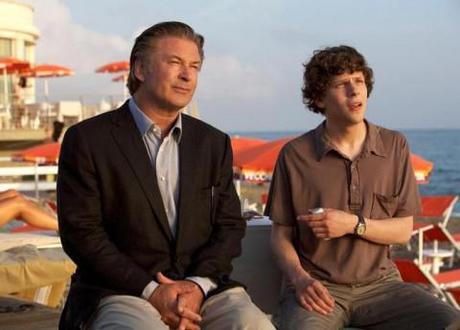 Alec Baldwin and Jess Eisenberg in To Rome With Love. 