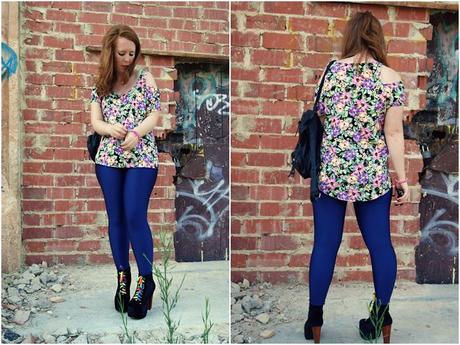 Neon flowers and my new favourite leggings (Outfit)