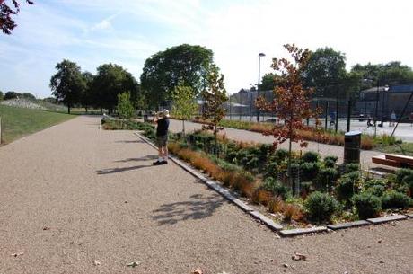 05 - Burgess Park Entrance Rain Gardens