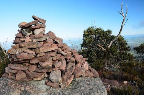 rock cairn on durd-durd summit