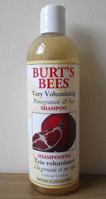 Review of Burt's Bee Very Volumizing Pomegranate & Soy Shampoo