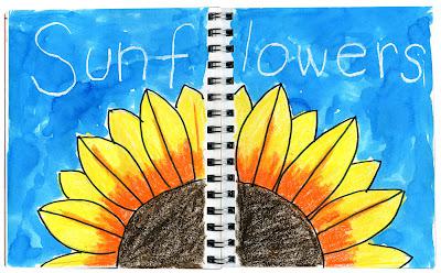 Sunflower Journal Page