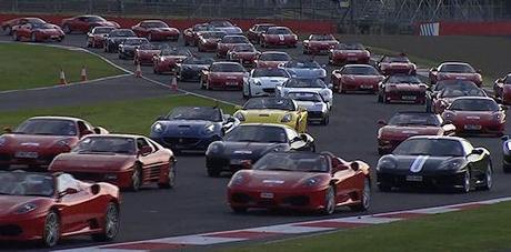 World's Largest Parade of Ferrari Cars