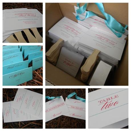 Wedding Color Inspiration: Tiffany Blue and Cranberry