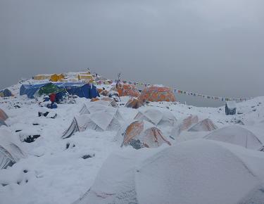 Himalaya Fall 2012 Update: Storm Over On Manaslu