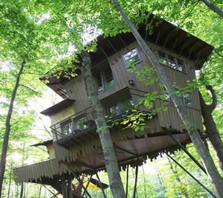 Winvian Eco Day ~ Tree House Hotel Designs HomeSpirations