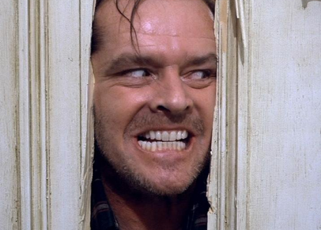 Jack Nicholson in The Shining