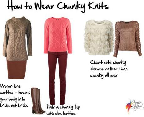 how to wear chunky knits