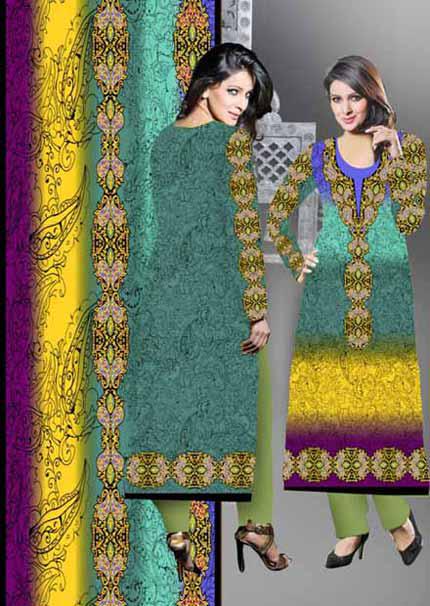 Dawood Classic Cotton Dresses 2012-13 for Women & Girls with Deeda Zaib Patterns