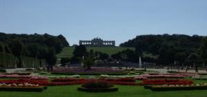 Schönbrunn Palace gardens and the Gloriette, Vienna