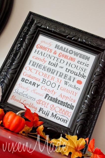 FPF: Halloween Subway Art Printable