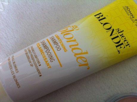 A review of John Frieda's go blonder lightening Shampoo