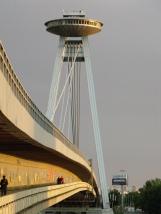 The Novy Most bridge and tower,Bratislava