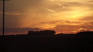 Sat in the pub. In a village. now home