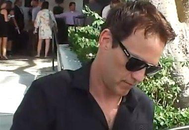 Stephen Moyer Signs for the Fans at BAFTA LA TV Pre-Emmy Party